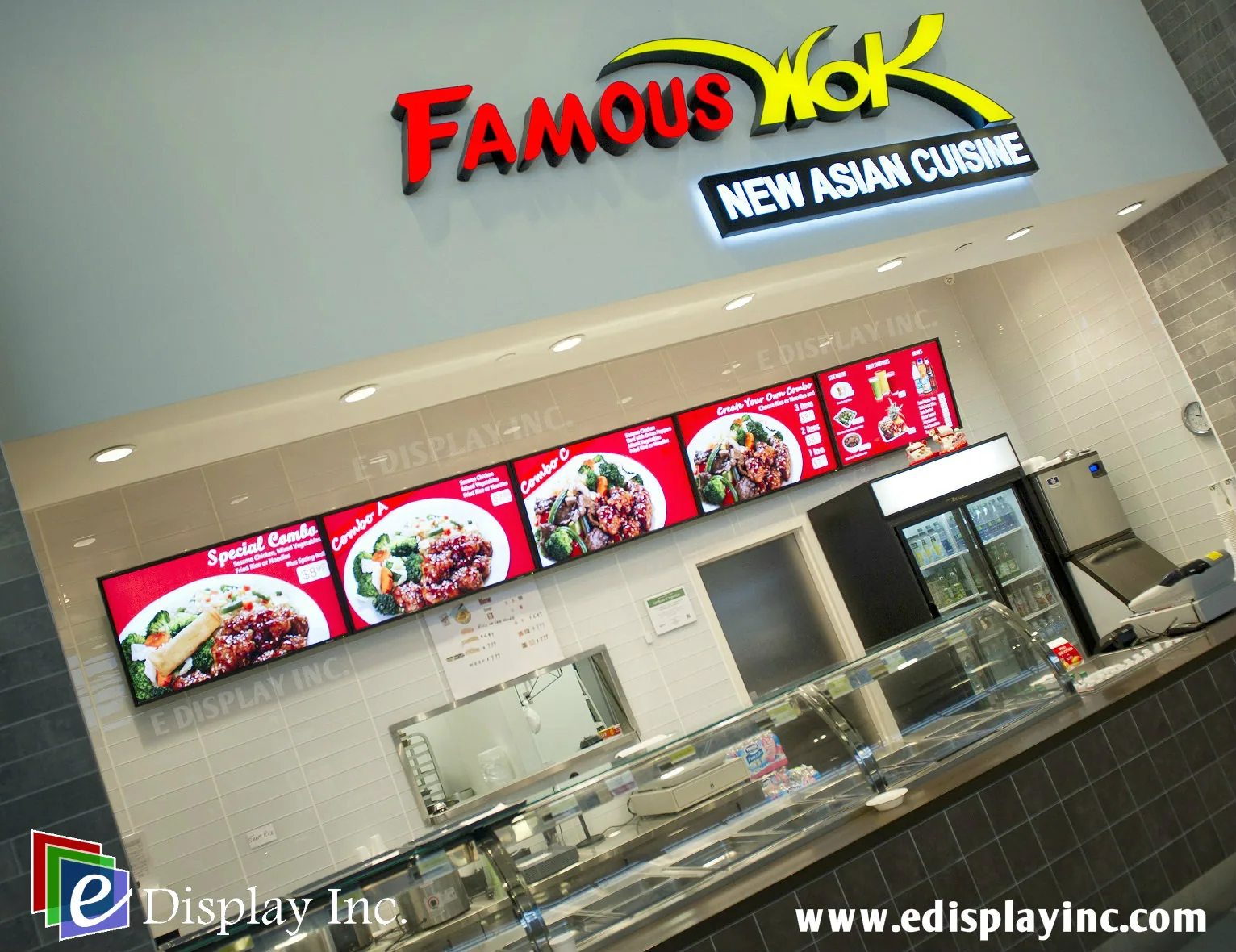 Digital Menu Boards — Famous Wok