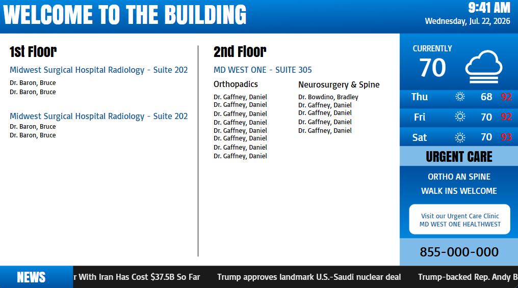 Building Directory