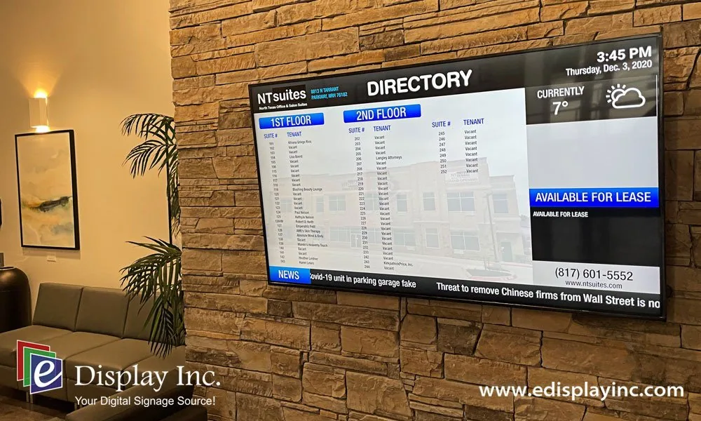 Digital Building Directory: NT Suites, image 1