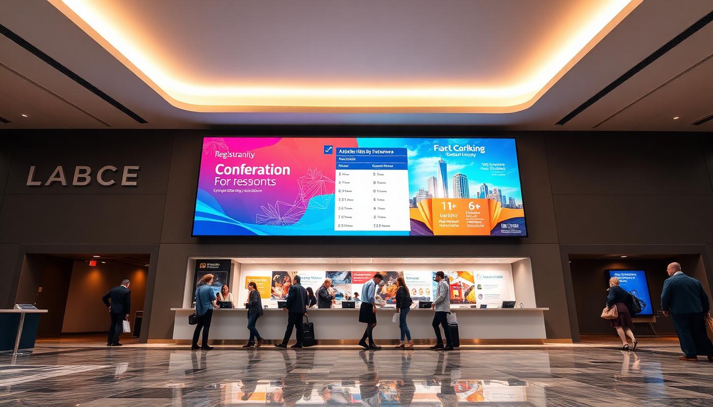 Digital Signage for Events & Conferences: A Complete Guide