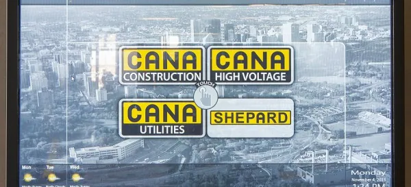 E Display Implements Interactive Solution at CANA Construction