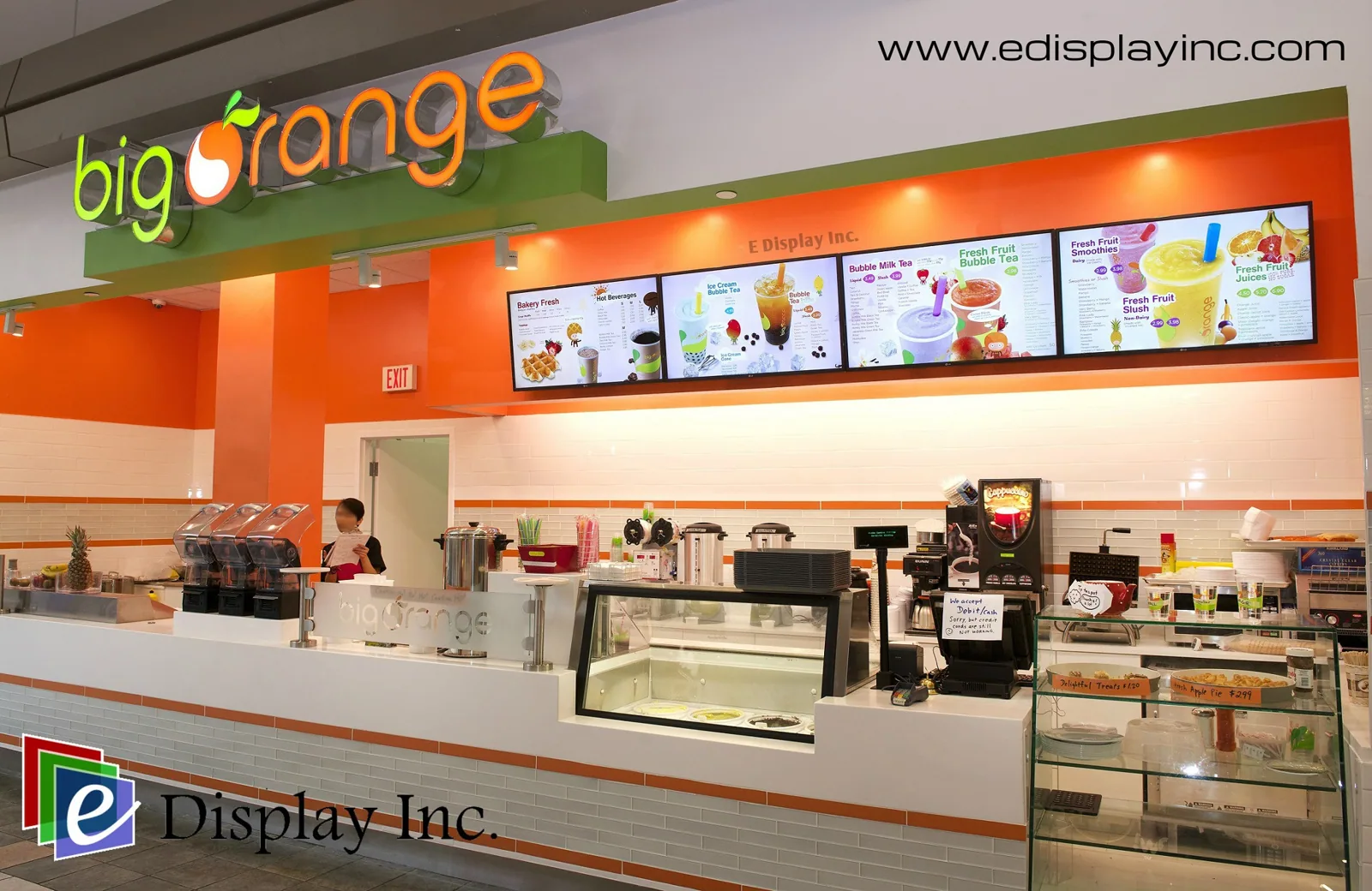 Digital Menu Boards — Big Orange