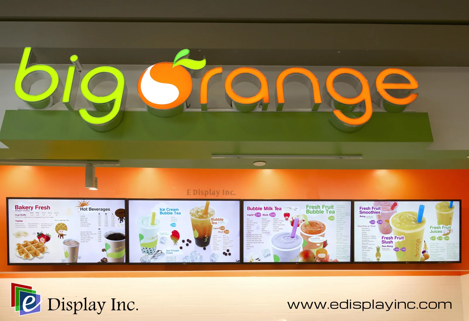 Digital Menu Boards — Big Orange — image 3