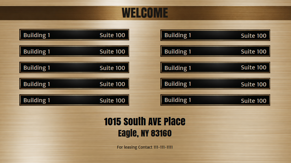 Building Directory