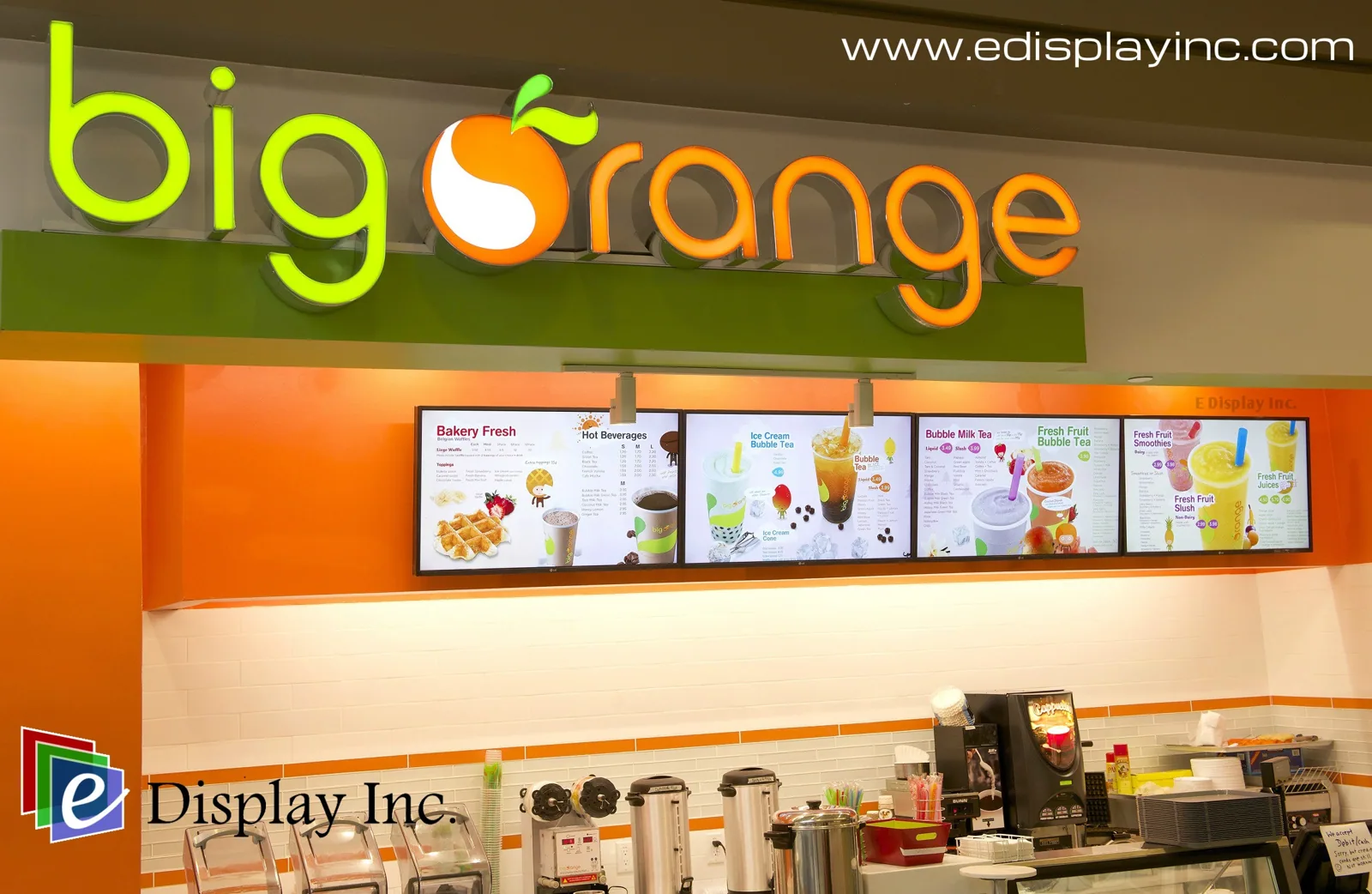 Digital Menu Boards — Big Orange — image 2