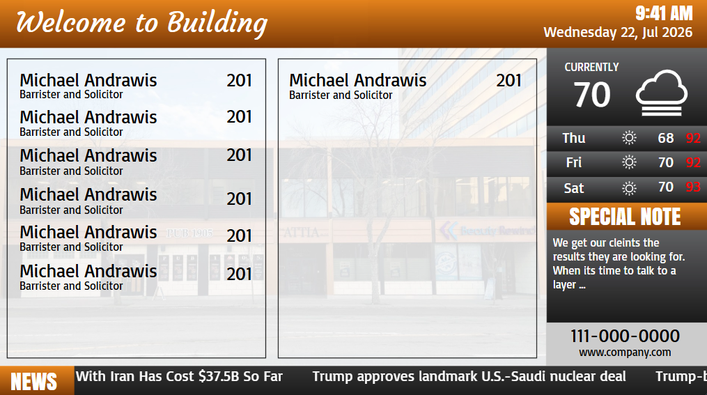 Building Directory