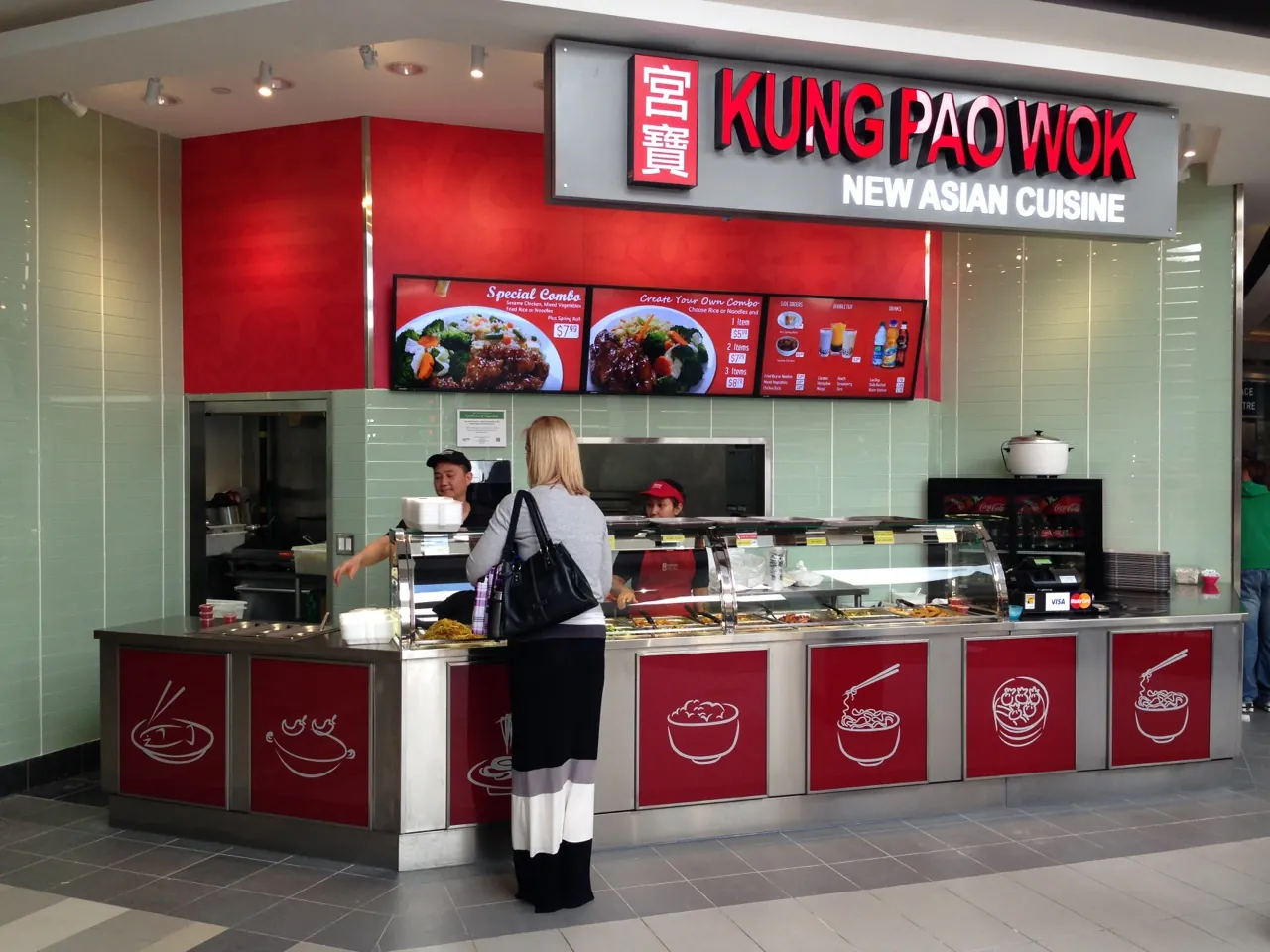 E Display Deploys Digital Menu Boards at Kung Pao Wok, Georgetown Market Place, ON