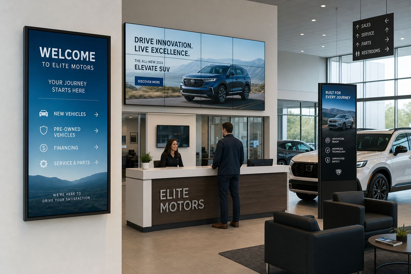 Auto Dealerships digital signage