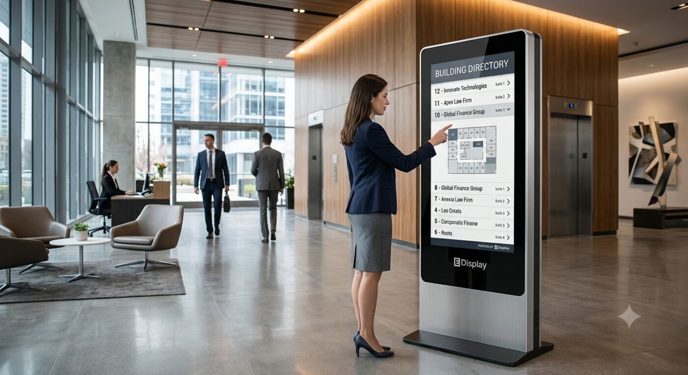 Building Directory digital signage