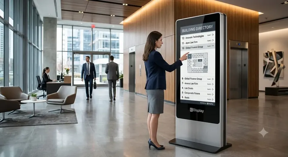 Building Directory digital signage