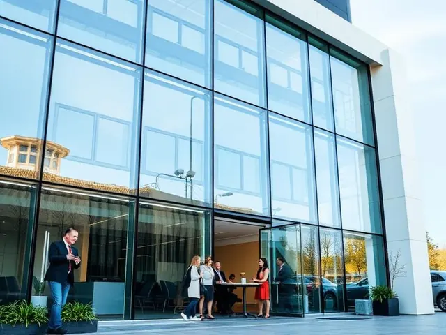 E Display company office and team