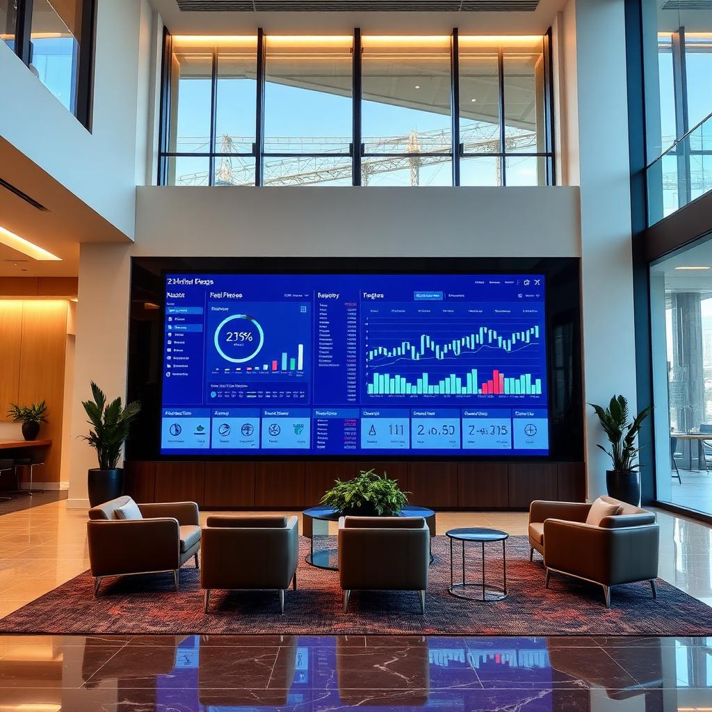 Corporate Communications digital signage example 2