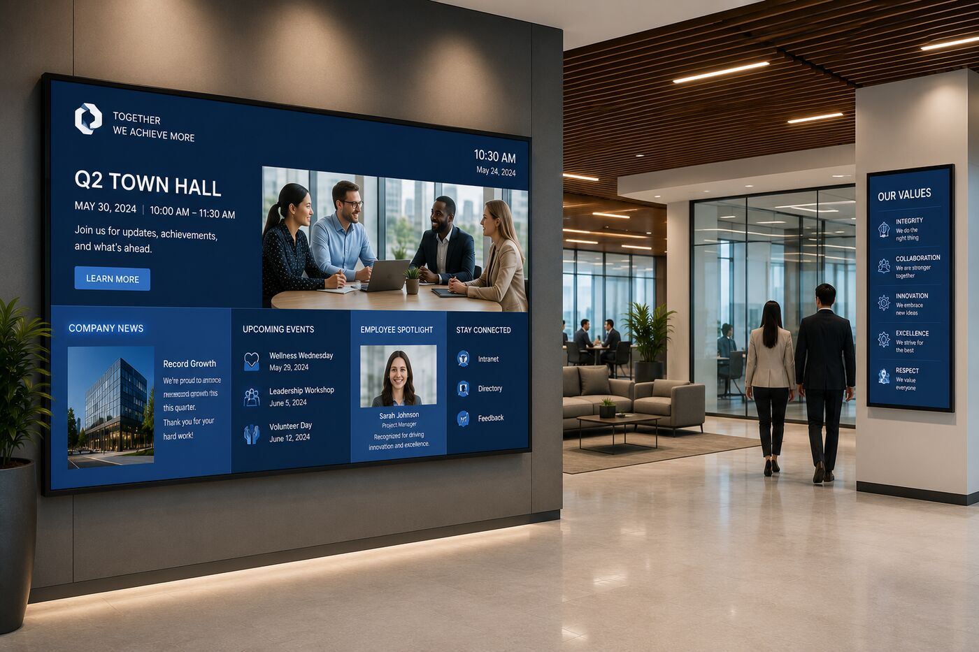 Corporate Communications digital signage