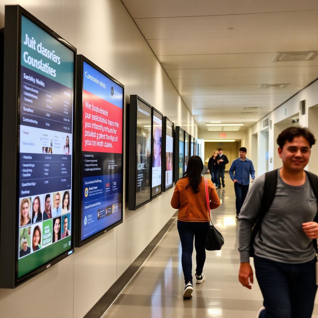 Education digital signage example 2
