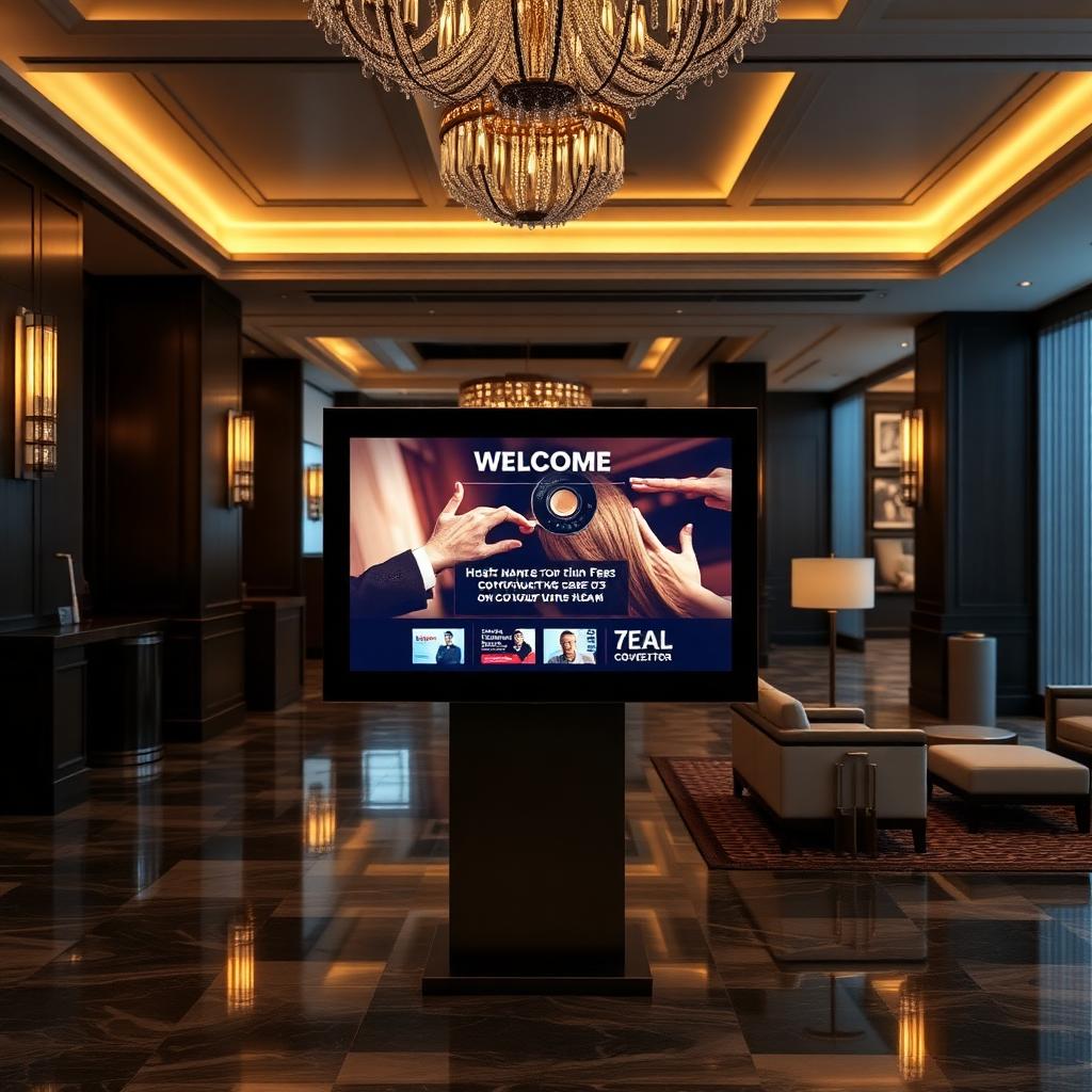 Hospitality digital signage example 2