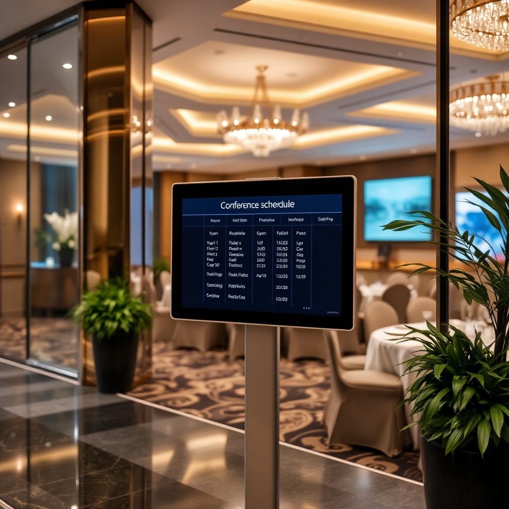 Hospitality digital signage example 3