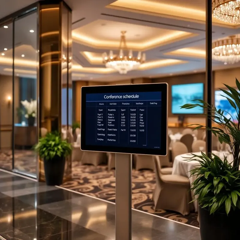 Hospitality digital signage example 3