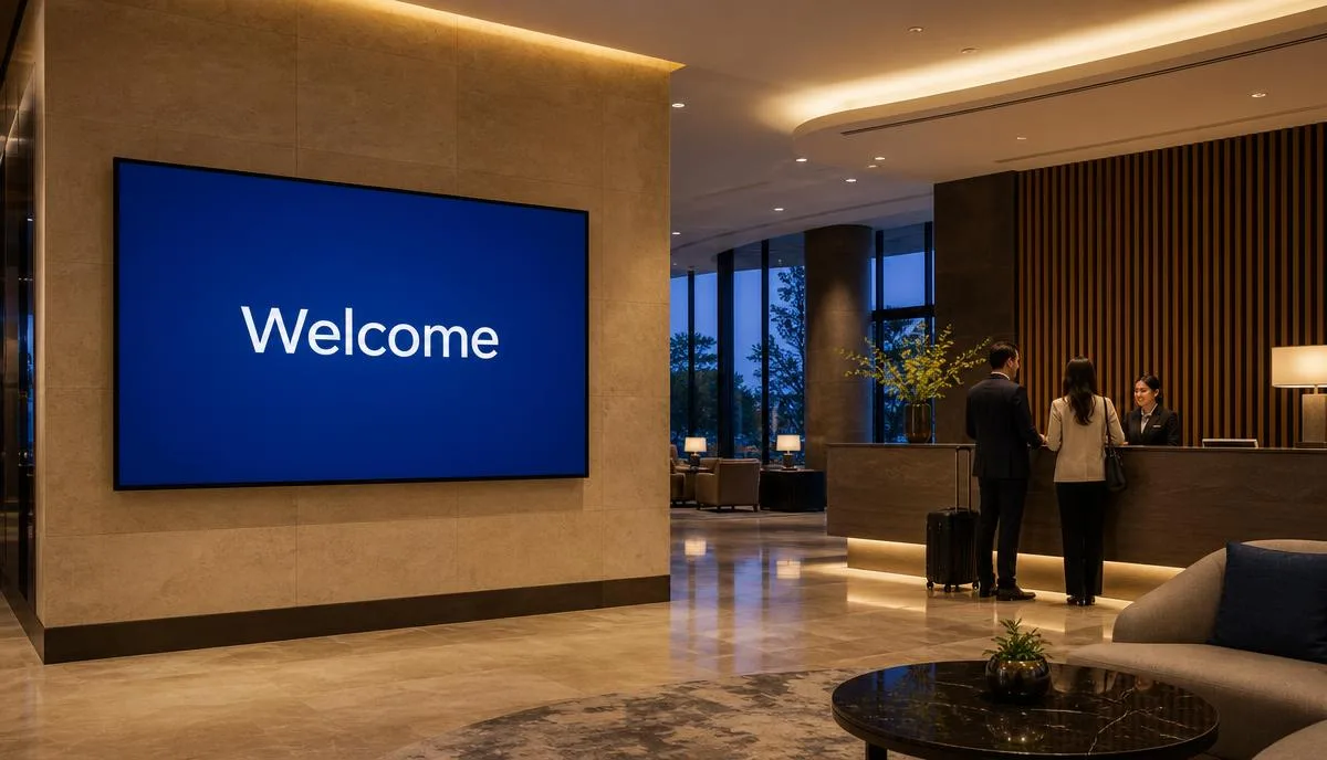 Hospitality Digital Signage: Guest Experience Use Cases from Lobby to Room
