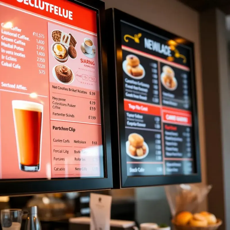 Digital Menu Boards digital signage example 2