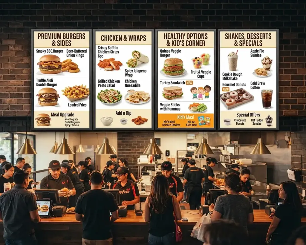 Digital Menu Boards digital signage