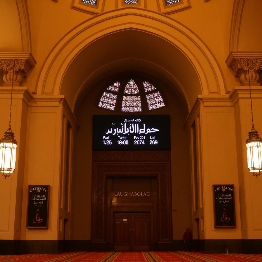 Places of Worship digital signage example 2