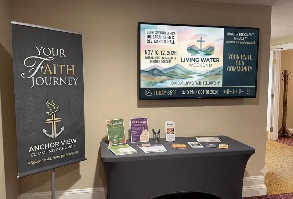 Places of Worship digital signage